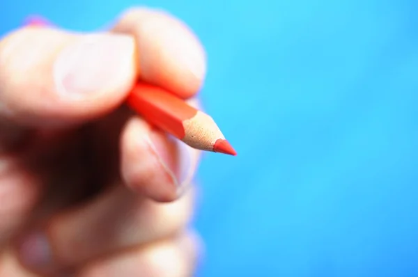 Eli kalem ve tasarlamak — Stok fotoğraf