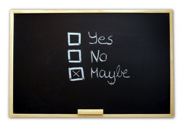 Vote yes or no clipart