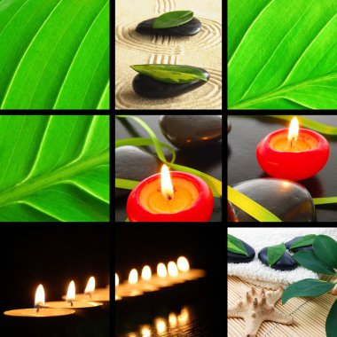 Spa collage clipart