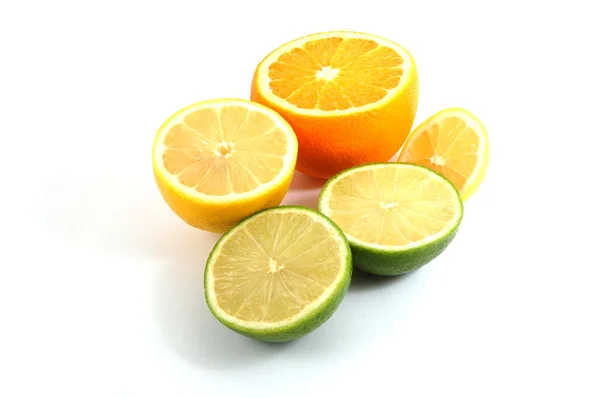 Λεμόνι πορτοκάλι και κίτρο φρούτων — Φωτογραφία Αρχείου