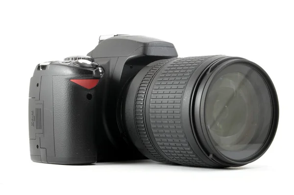 Fotocamera DSLR nera — Foto Stock
