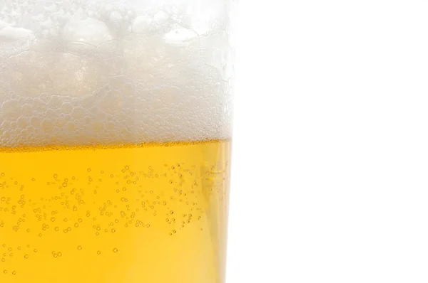 Glass of beer isolated on white background Stock Photo
