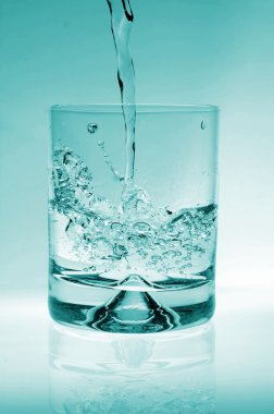 Glass of water clipart