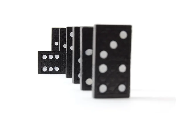 Indywidualne domino — Zdjęcie stockowe