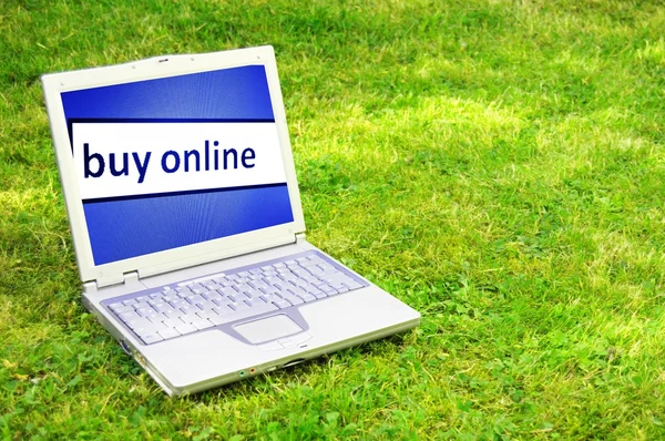 Купити онлайн — стокове фото