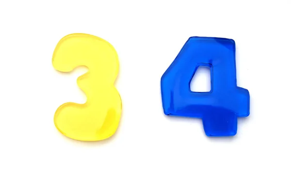 Letters an numbers — Stock Photo, Image
