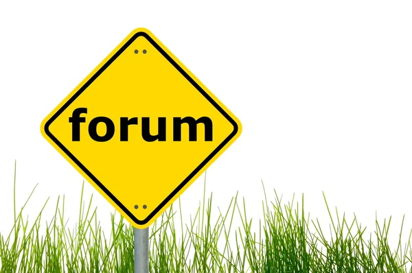 Internet forum concept — Stock Photo, Image