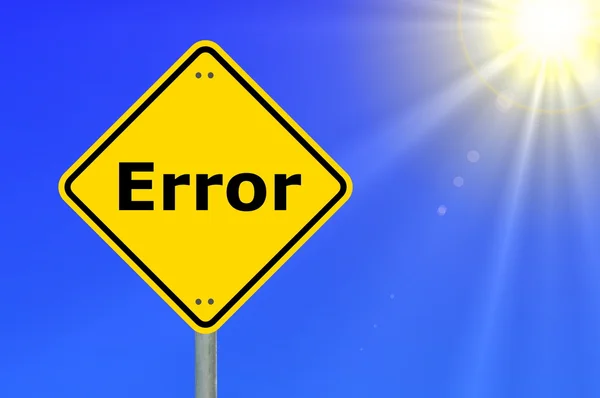 Computer error — Stock Photo, Image