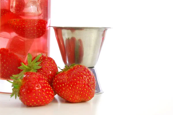 Strawberry sommardrink — Stockfoto
