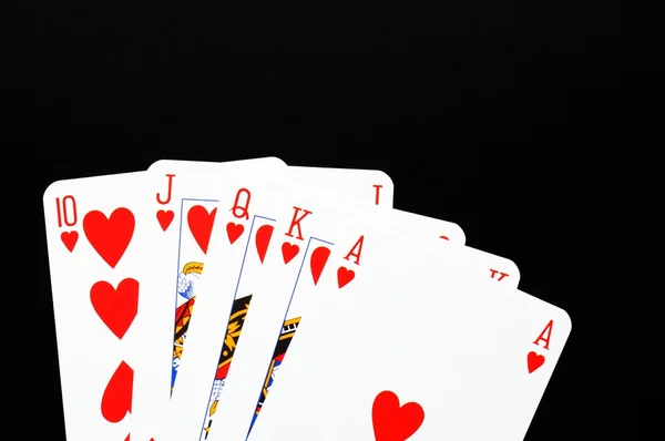 Success concept with aces — Stock Photo, Image