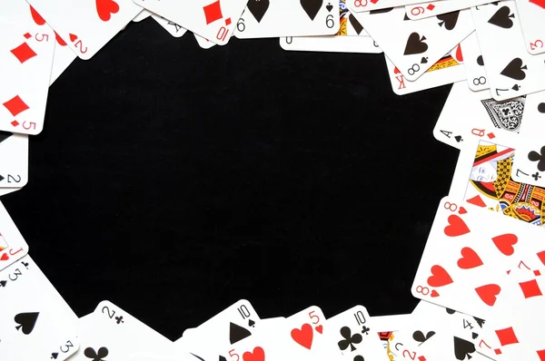 Quadro do jogo de cartas — Fotografia de Stock