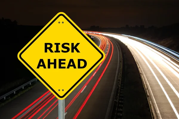 Risk ahead — Stock Photo, Image