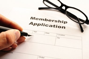 Membership application clipart