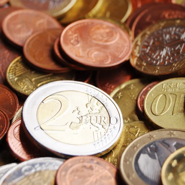 Euro money coins — ストック写真