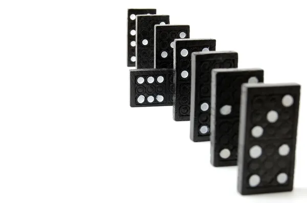 Individual domino — Stock Photo, Image