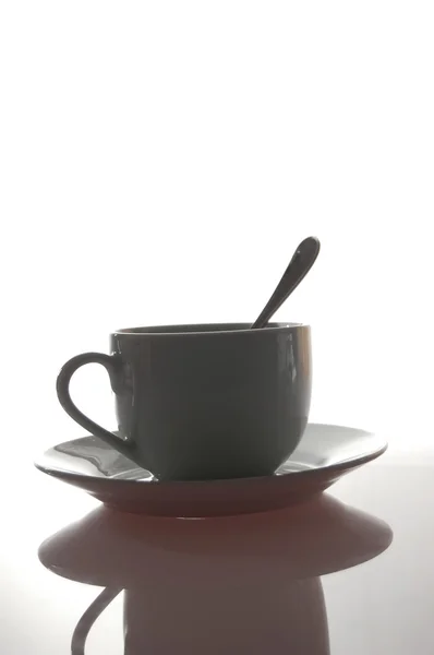 Чашка кофе с копирайтом — стоковое фото