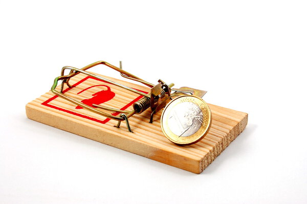 Рискованная ловушка с деньгами евро
