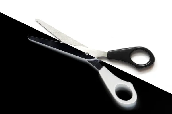 Ножницы черно-белые — стоковое фото