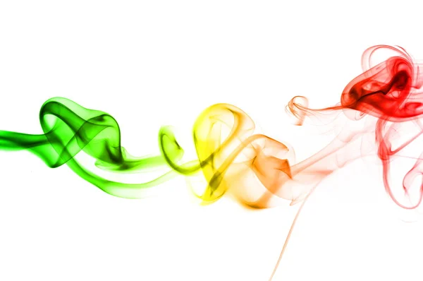 Abstrakt rainbow rök — Stockfoto