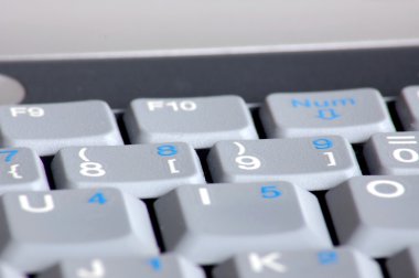 dizüstü bilgisayarın klavye