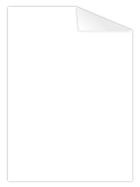 Papel de folha em branco — Fotografia de Stock