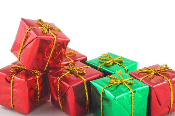 Caixa de presente de Natal ou Natal — Fotografia de Stock