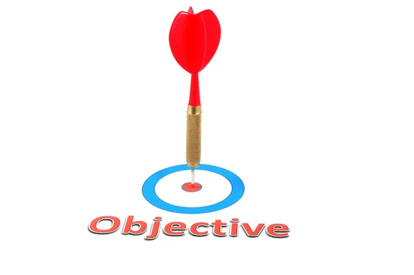 Success concept with dart arrow — Stock Photo, Image