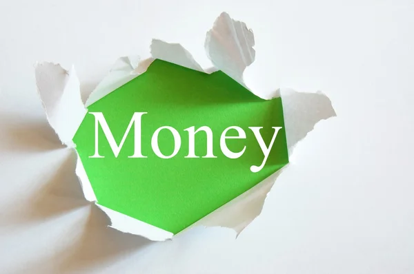 Zelené peníze — Stock fotografie