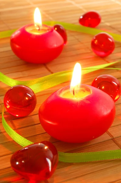Romantic candle light Royalty Free Stock Photos