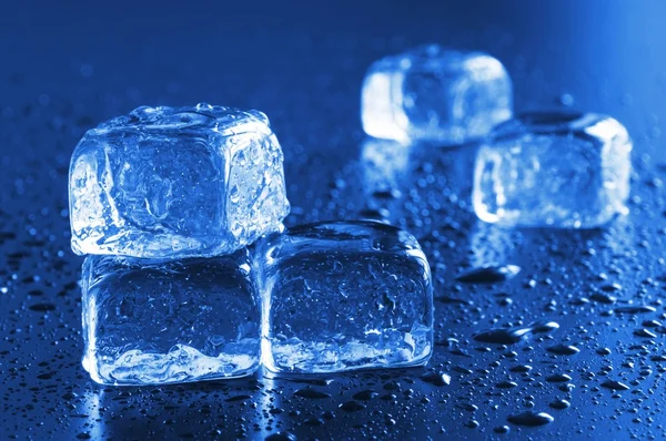Cube de glace macro — Photo