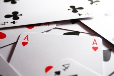 Poker card game clipart