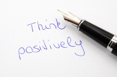 Think positive clipart