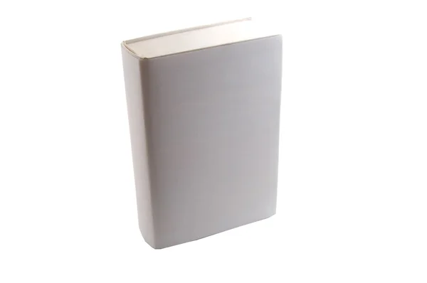 Leeres Buch isoliert auf weißem Hintergrund — Stockfoto