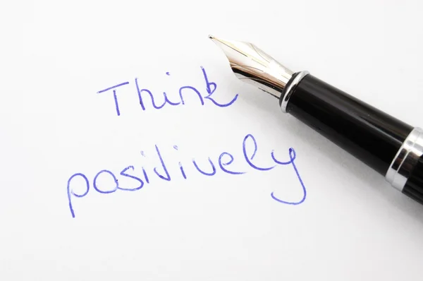 stock image Think positive