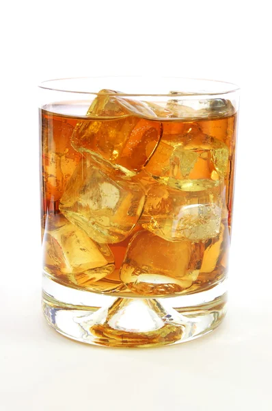Whisky of cola drinken Stockfoto