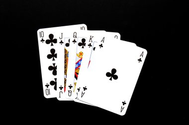 Poker card game clipart