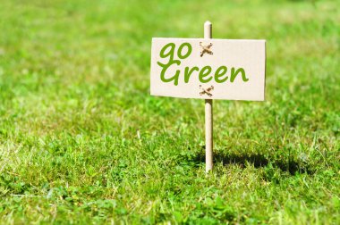 Go green clipart