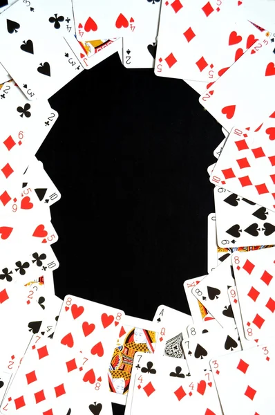Quadro do jogo de cartas — Fotografia de Stock