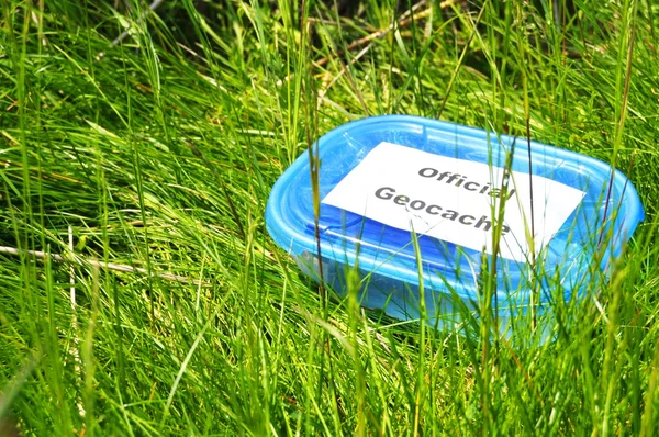 Official geocache — Stock Photo, Image