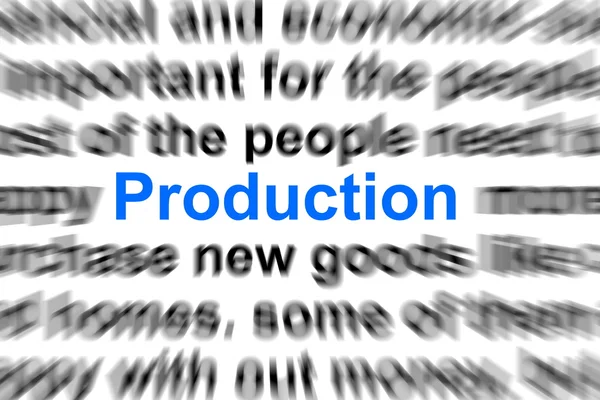 Production concept — Stock Photo, Image