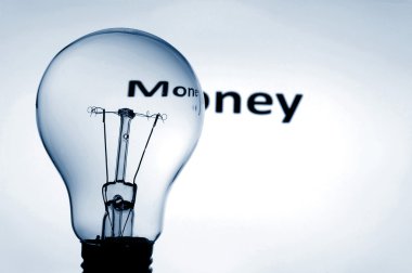 Bulb and money clipart