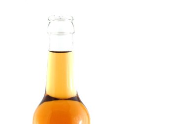 Bir şişe bira.