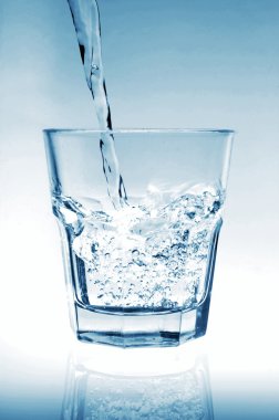 Glass of water clipart