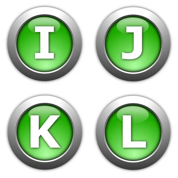 Internet-Knopf-Alphabet — Stockfoto