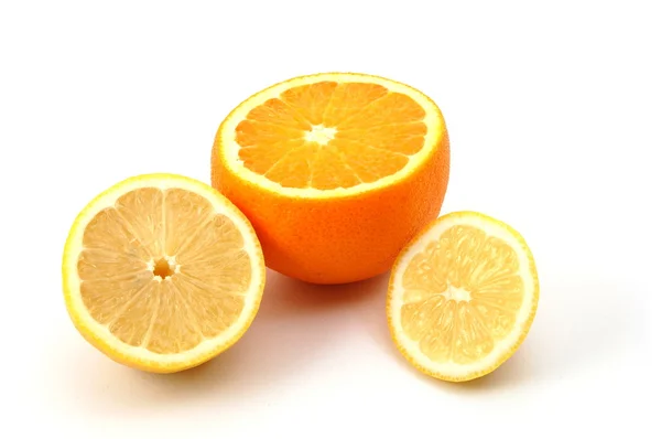 Citrom-narancs és citrom — Stock Fotó