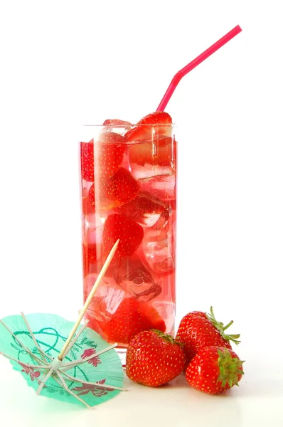 Strawberry drink — Stockfoto