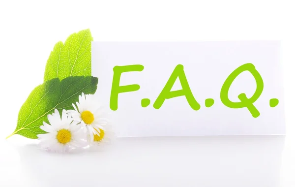 Faq — Stock Photo, Image