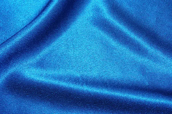 Latar belakang satin biru — Stok Foto