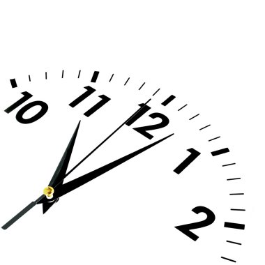 Watch or clock clipart