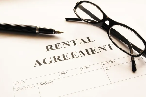 stock image Rental agreement